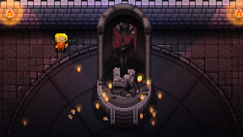 The hero shrine is at the start of the game.